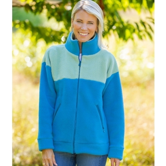 NEW Dudley Stephens Bleecker Zip Up Sherpa Fleece Jacket size XLarge - Picture 2 of 7